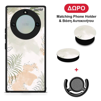 Nude Plants - Honor X40 θήκη + Δώρο Phone Holder & Βάση Αυτοκινήτου