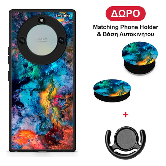 Paint Crayola - Honor X40 θήκη + Δώρο Phone Holder & Βάση Αυτοκινήτου