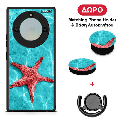 Red Starfish - Honor X40 θήκη + Δώρο Phone Holder & Βάση Αυτοκινήτου