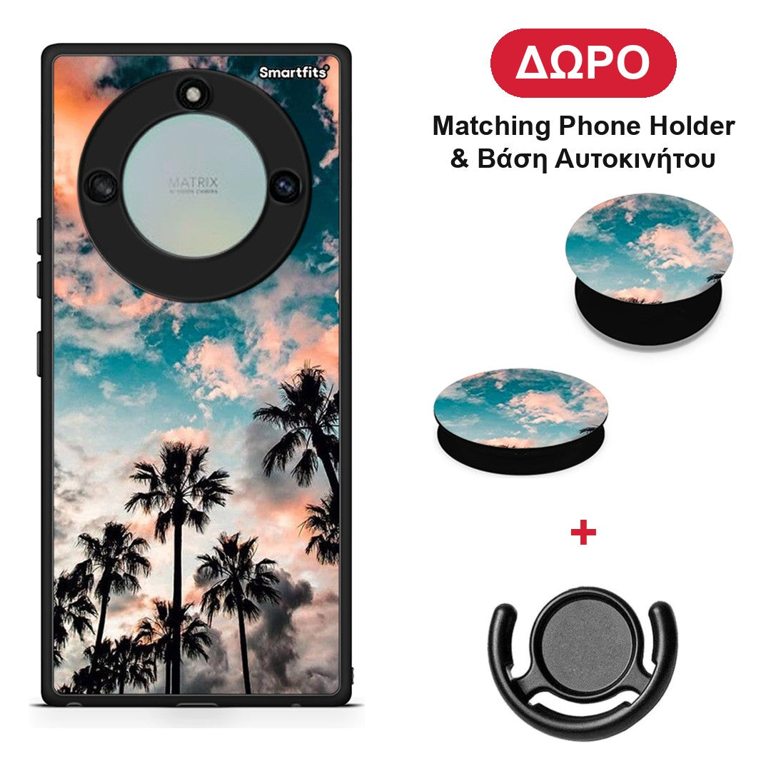 Summer Sky - Honor X40 θήκη + Δώρο Phone Holder & Βάση Αυτοκινήτου