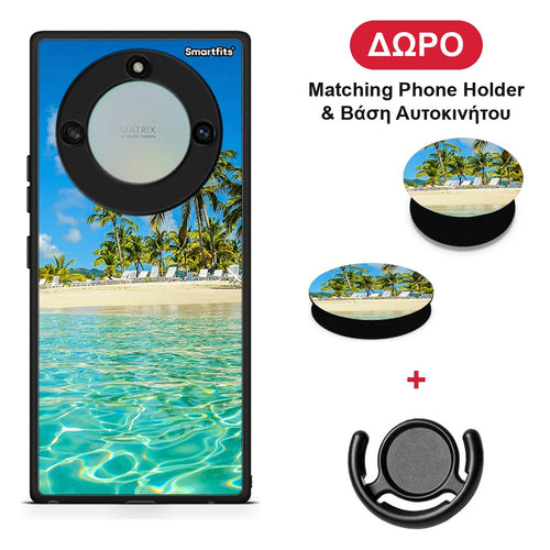 Tropical Vibes - Honor X40 θήκη + Δώρο Phone Holder & Βάση Αυτοκινήτου