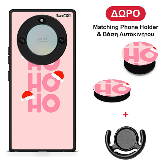 Xmas Ho Ho Ho - Honor X40 θήκη + Δώρο Phone Holder & Βάση Αυτοκινήτου