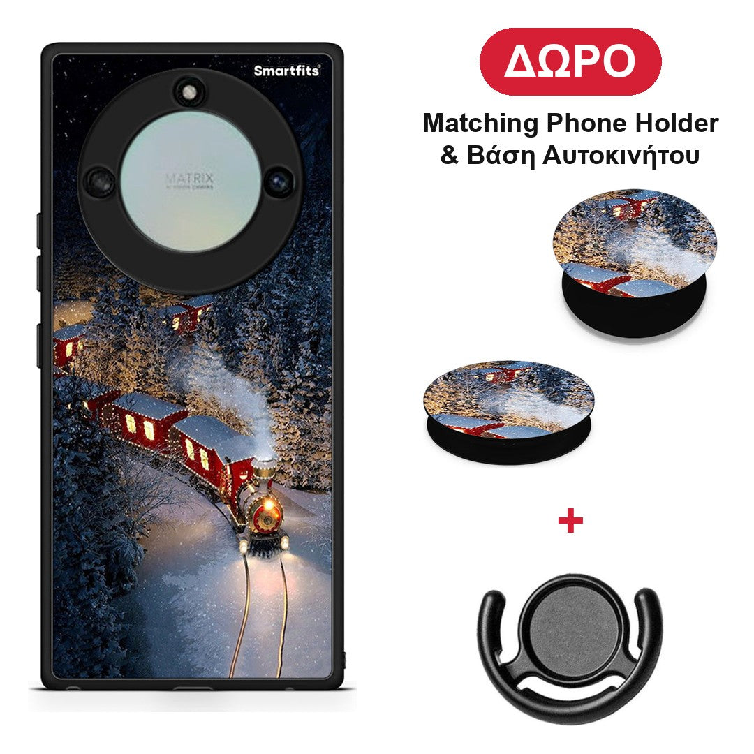 Xmas Train - Honor X40 θήκη + Δώρο Phone Holder & Βάση Αυτοκινήτου