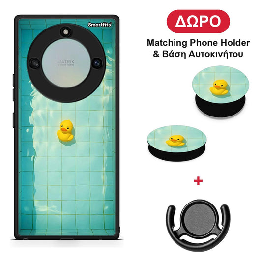 Yellow Duck - Honor X40 θήκη + Δώρο Phone Holder & Βάση Αυτοκινήτου