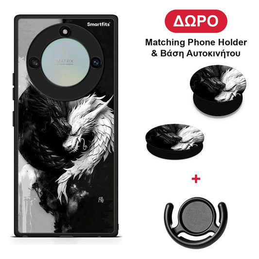 Yin Yang - Honor X40 θήκη + Δώρο Phone Holder & Βάση Αυτοκινήτου