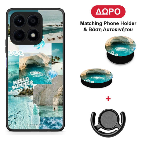 Aesthetic Summer - Honor X8a θήκη + Δώρο Phone Holder & Βάση Αυτοκινήτου