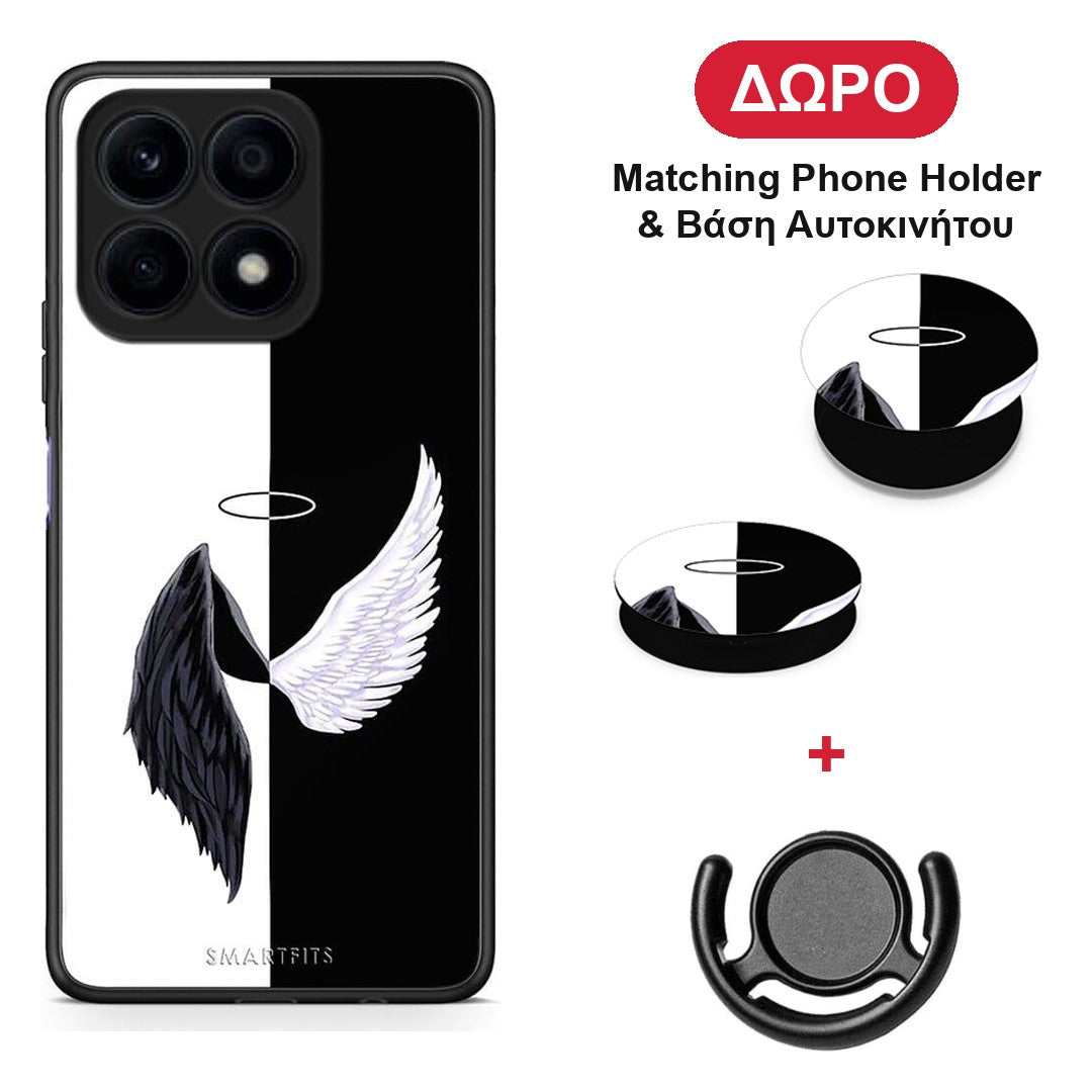 Angels Demons - Honor X8a θήκη + Δώρο Phone Holder & Βάση Αυτοκινήτου