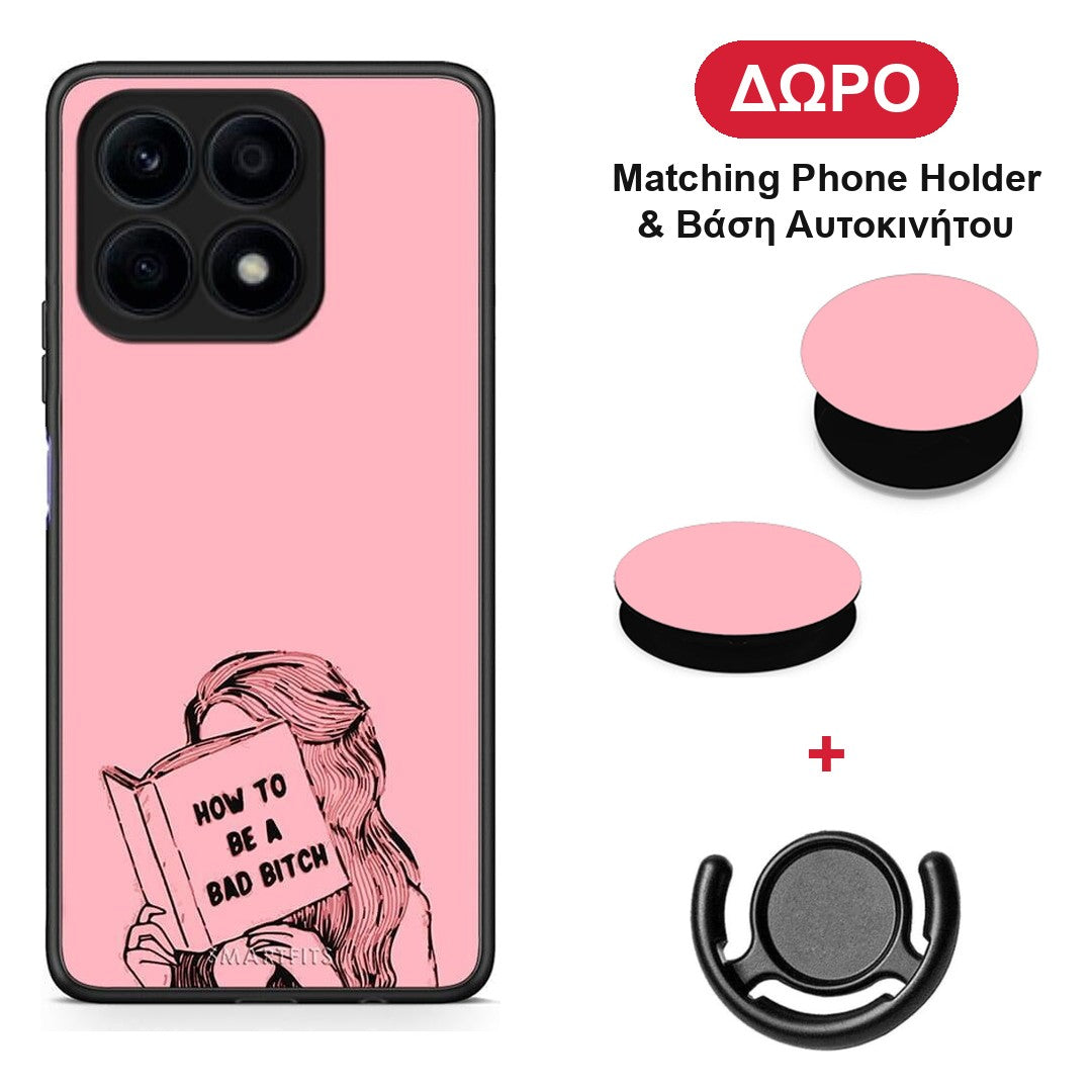 Bad Bitch - Honor X8a θήκη + Δώρο Phone Holder & Βάση Αυτοκινήτου