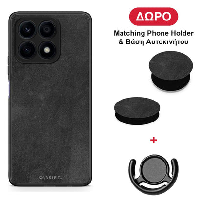 Color Black Slate - Honor X8a θήκη + Δώρο Phone Holder & Βάση Αυτοκινήτου
