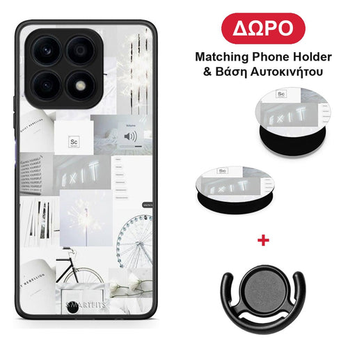 Collage Make Me Wonder - Honor X8a θήκη + Δώρο Phone Holder & Βάση Αυτοκινήτου