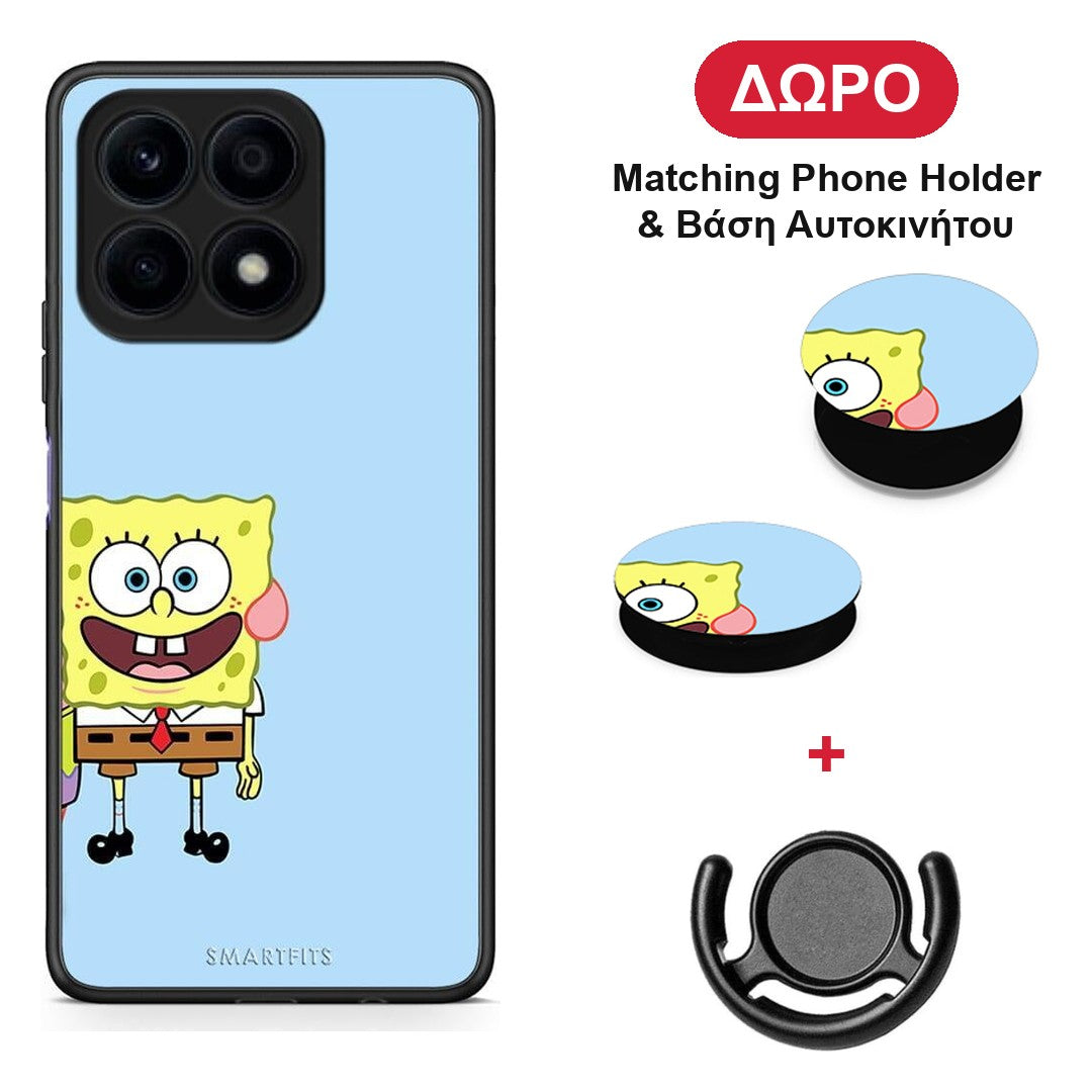 Friends Bob - Honor X8a θήκη + Δώρο Phone Holder & Βάση Αυτοκινήτου