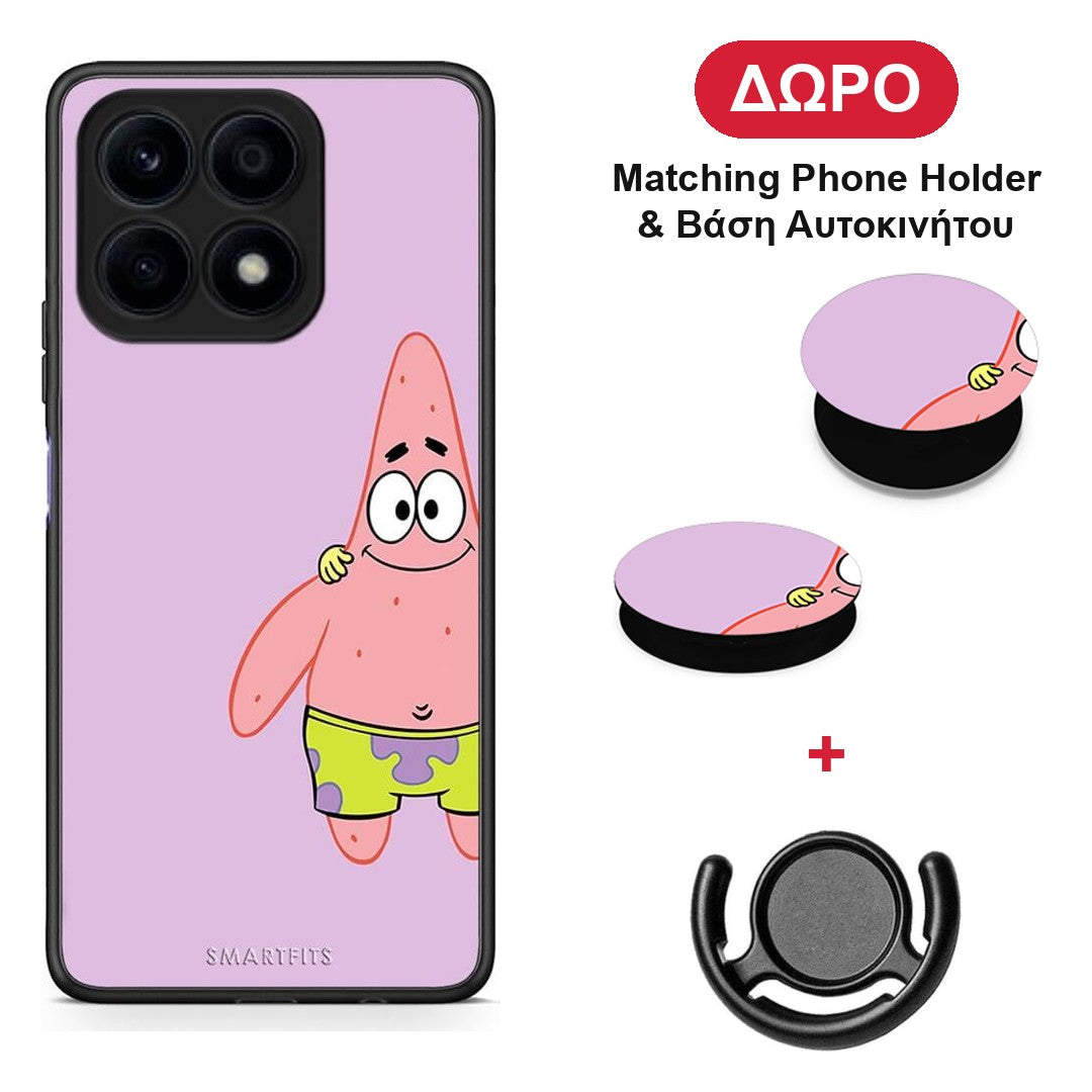 Friends Patrick - Honor X8a θήκη + Δώρο Phone Holder & Βάση Αυτοκινήτου