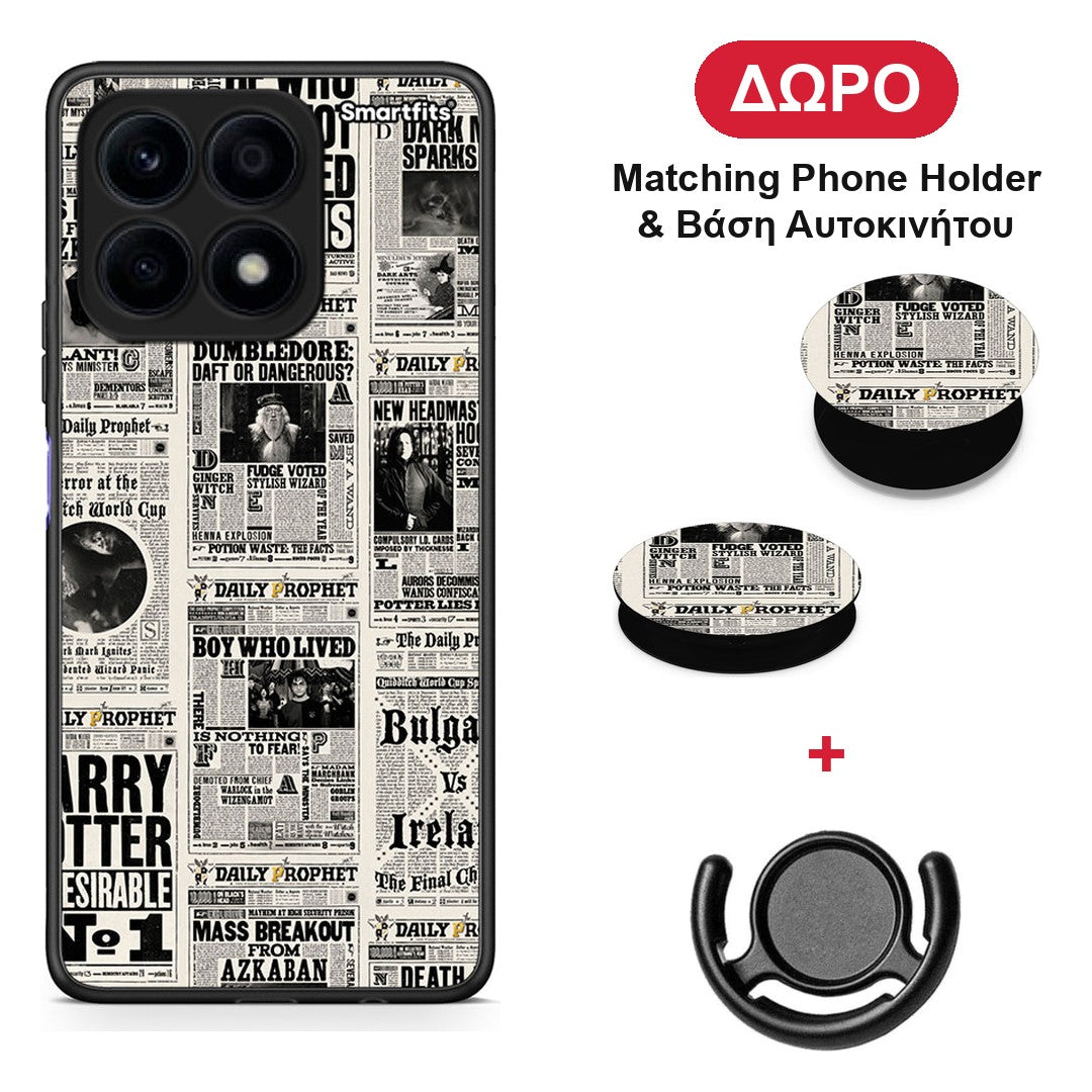 Harry Paper - Honor X8a θήκη + Δώρο Phone Holder & Βάση Αυτοκινήτου
