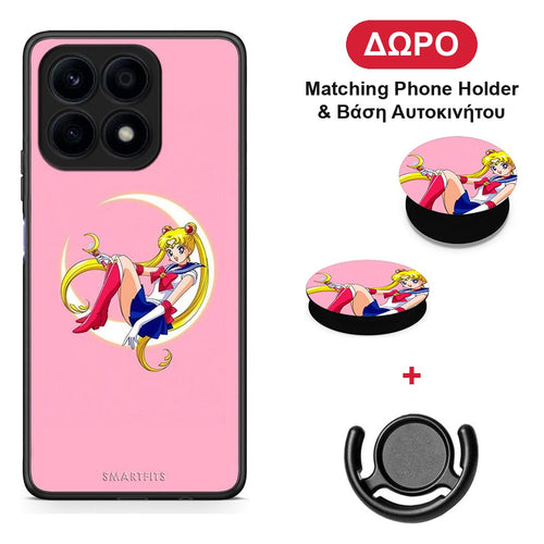 Moon Girl - Honor X8a θήκη + Δώρο Phone Holder & Βάση Αυτοκινήτου