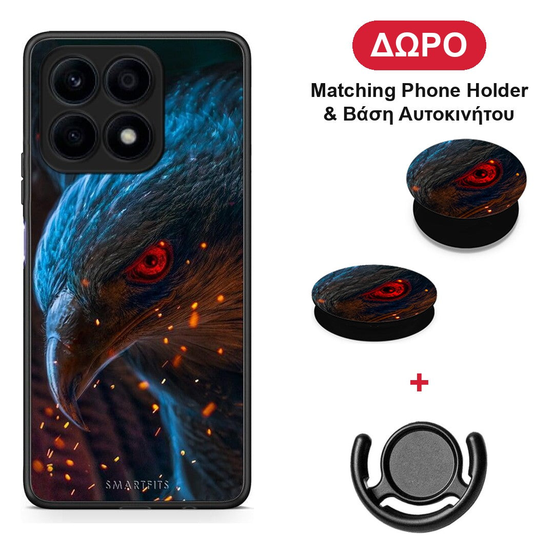 PopArt Eagle - Honor X8a θήκη + Δώρο Phone Holder & Βάση Αυτοκινήτου
