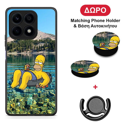 Summer Happiness - Honor X8a θήκη + Δώρο Phone Holder & Βάση Αυτοκινήτου