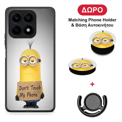 Text Minion - Honor X8a θήκη + Δώρο Phone Holder & Βάση Αυτοκινήτου