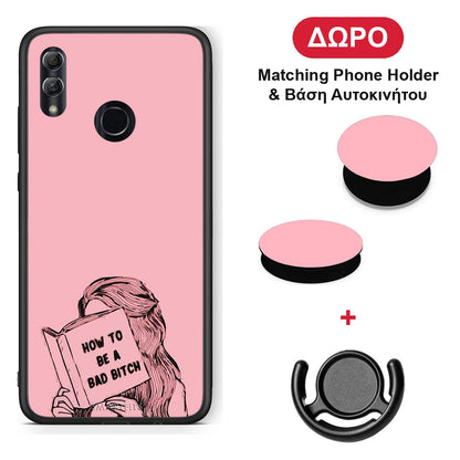 Bad Bitch - Honor 10 Lite θήκη + Δώρο Phone Holder & Βάση Αυτοκινήτου