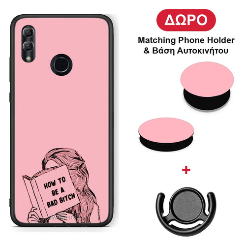 Bad Bitch - Honor 10 Lite θήκη + Δώρο Phone Holder & Βάση Αυτοκινήτου