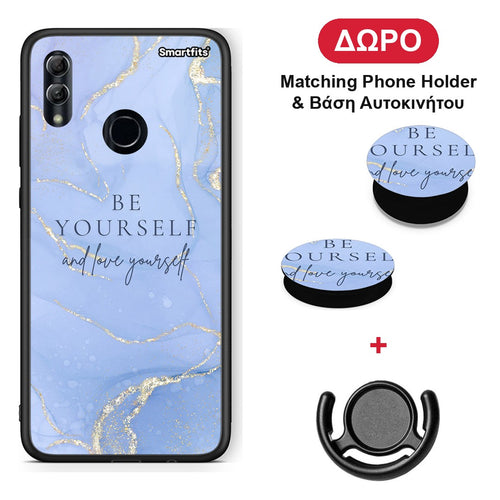 Be Yourself - Honor 10 Lite θήκη + Δώρο Phone Holder & Βάση Αυτοκινήτου