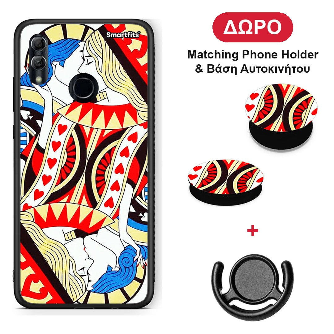 Card Love - Honor 10 Lite θήκη + Δώρο Phone Holder & Βάση Αυτοκινήτου