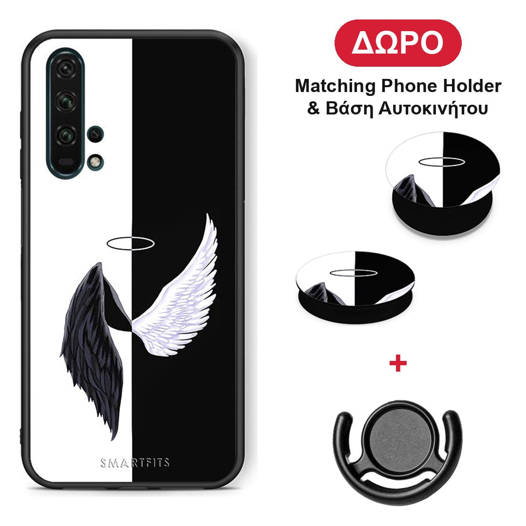 Angels Demons - Honor 20 Pro θήκη + Δώρο Phone Holder & Βάση Αυτοκινήτου