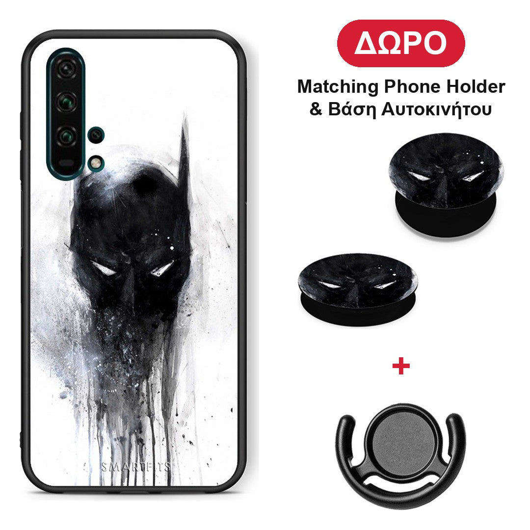 Hero Paint Bat - Honor 20 Pro θήκη + Δώρο Phone Holder & Βάση Αυτοκινήτου