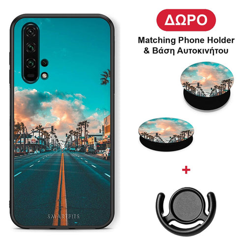 Landscape City - Honor 20 Pro θήκη + Δώρο Phone Holder & Βάση Αυτοκινήτου