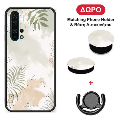 Nude Plants - Honor 20 Pro θήκη + Δώρο Phone Holder & Βάση Αυτοκινήτου