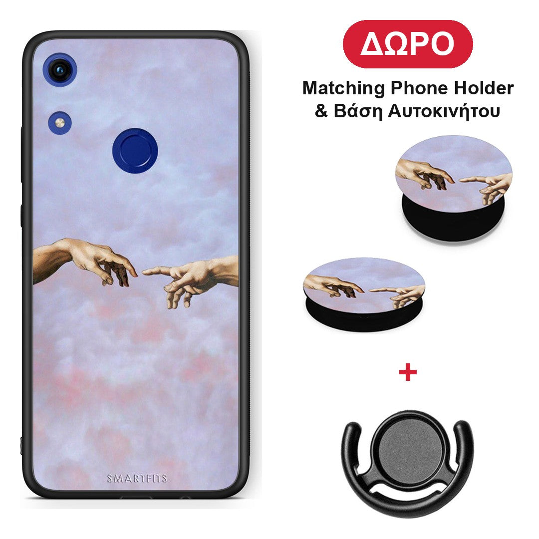 Adam Hand - Honor 8A θήκη + Δώρο Phone Holder & Βάση Αυτοκινήτου