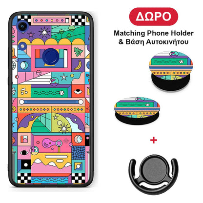 Bubbles Soap - Honor 8A θήκη + Δώρο Phone Holder & Βάση Αυτοκινήτου