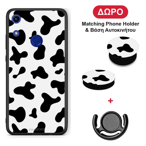 Cow Print - Honor 8A θήκη + Δώρο Phone Holder & Βάση Αυτοκινήτου