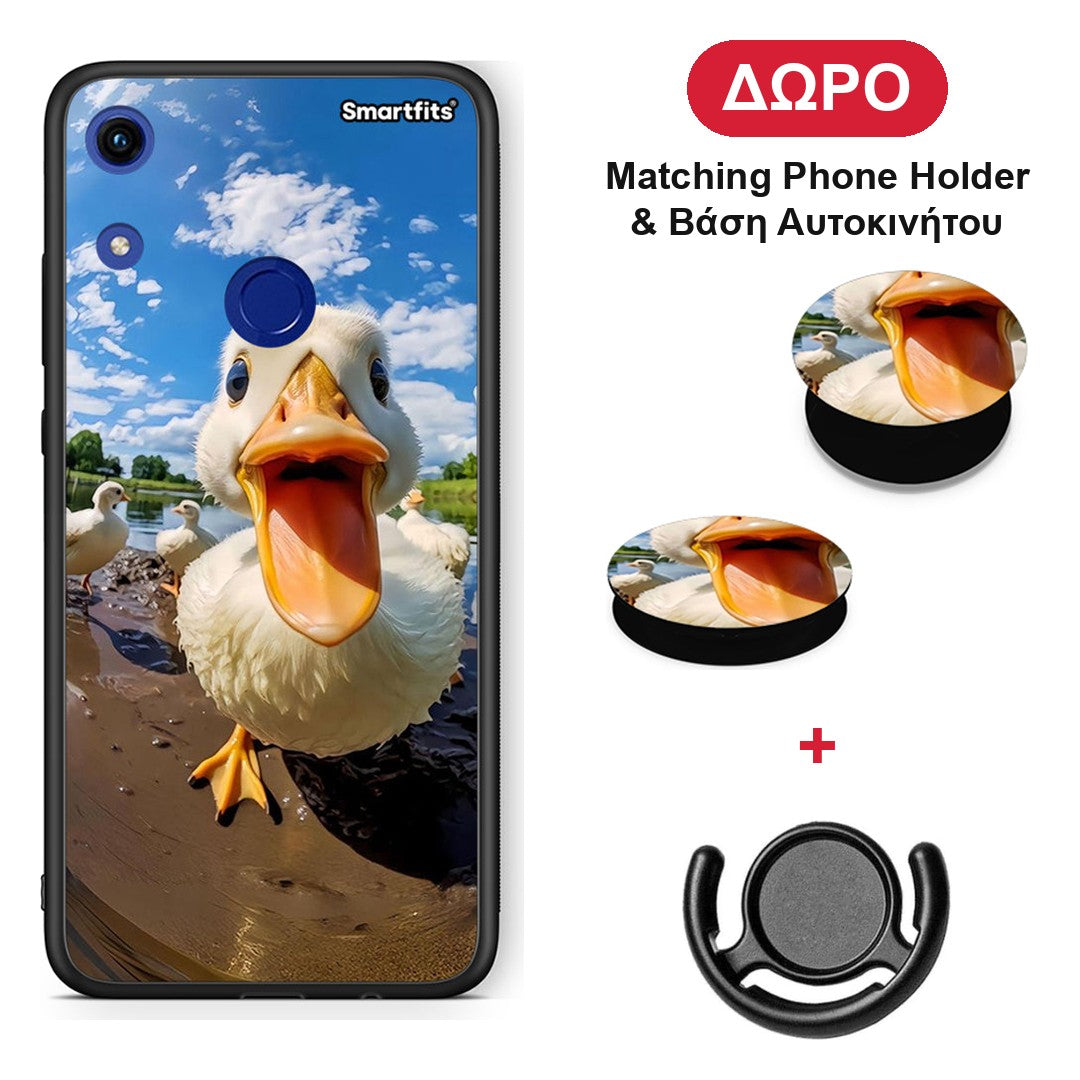 Duck Face - Honor 8A θήκη + Δώρο Phone Holder & Βάση Αυτοκινήτου