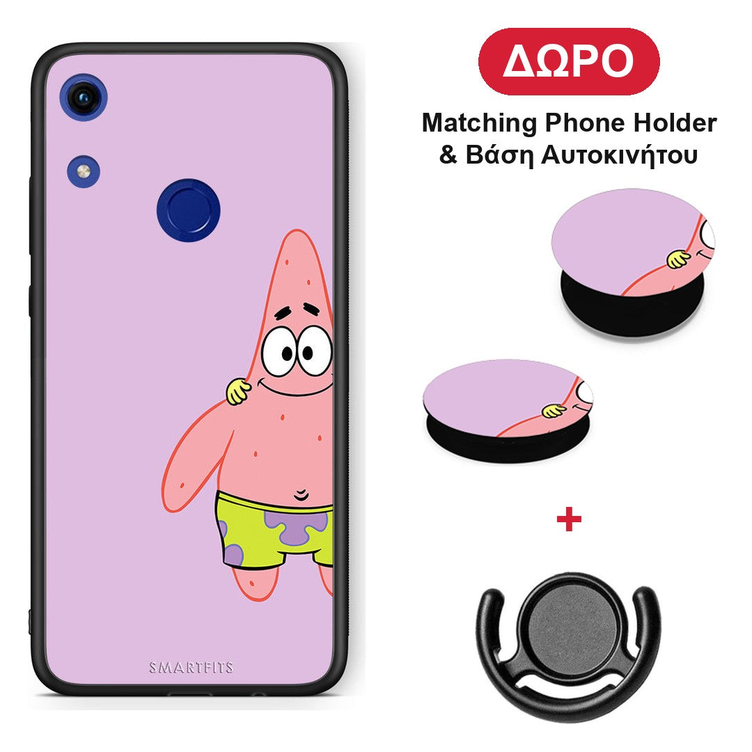 Friends Patrick - Honor 8A θήκη + Δώρο Phone Holder & Βάση Αυτοκινήτου