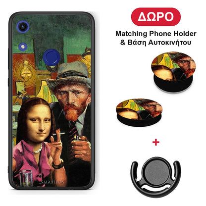 Funny Art - Honor 8A θήκη + Δώρο Phone Holder & Βάση Αυτοκινήτου