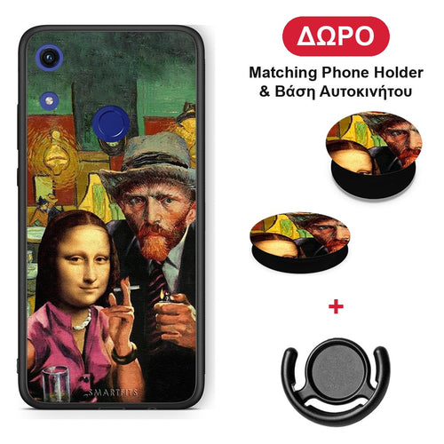 Funny Art - Honor 8A θήκη + Δώρο Phone Holder & Βάση Αυτοκινήτου