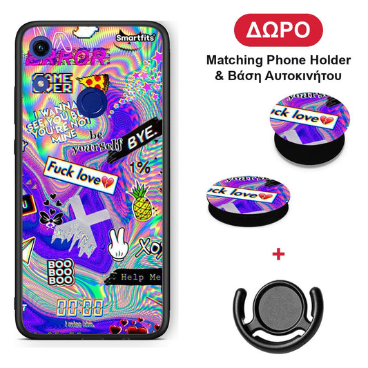 Game Over - Honor 8A θήκη + Δώρο Phone Holder & Βάση Αυτοκινήτου