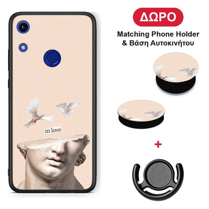 In Love - Honor 8A θήκη + Δώρο Phone Holder & Βάση Αυτοκινήτου