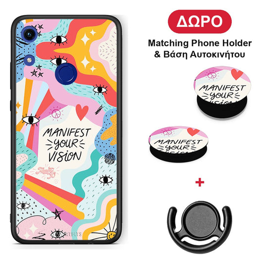 Manifest Your Vision - Honor 8A θήκη + Δώρο Phone Holder & Βάση Αυτοκινήτου