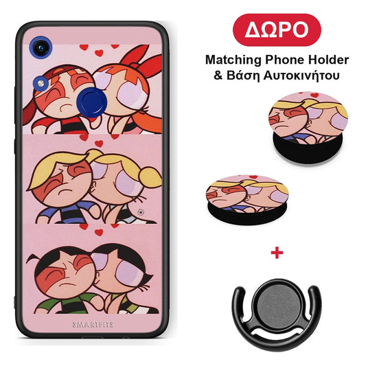 Puff Love - Honor 8A θήκη + Δώρο Phone Holder & Βάση Αυτοκινήτου