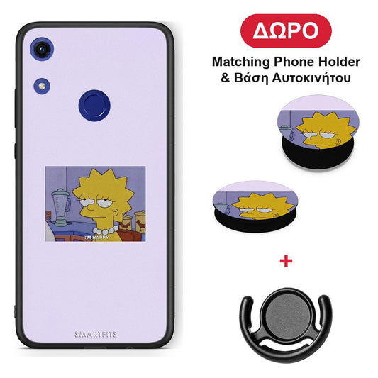 So Happy - Honor 8A θήκη + Δώρο Phone Holder & Βάση Αυτοκινήτου