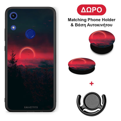 Tropic Sunset - Honor 8A θήκη + Δώρο Phone Holder & Βάση Αυτοκινήτου