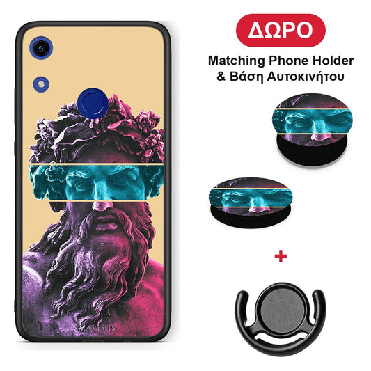 Zeus Art - Honor 8A θήκη + Δώρο Phone Holder & Βάση Αυτοκινήτου