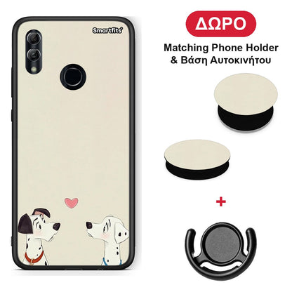 Dalmatians Love - Honor 8x θήκη + Δώρο Phone Holder & Βάση Αυτοκινήτου
