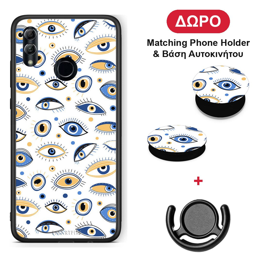 Ftou Ftou - Honor 8x θήκη + Δώρο Phone Holder & Βάση Αυτοκινήτου