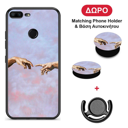 Adam Hand - Honor 9 Lite θήκη + Δώρο Phone Holder & Βάση Αυτοκινήτου