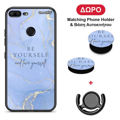 Be Yourself - Honor 9 Lite θήκη + Δώρο Phone Holder & Βάση Αυτοκινήτου