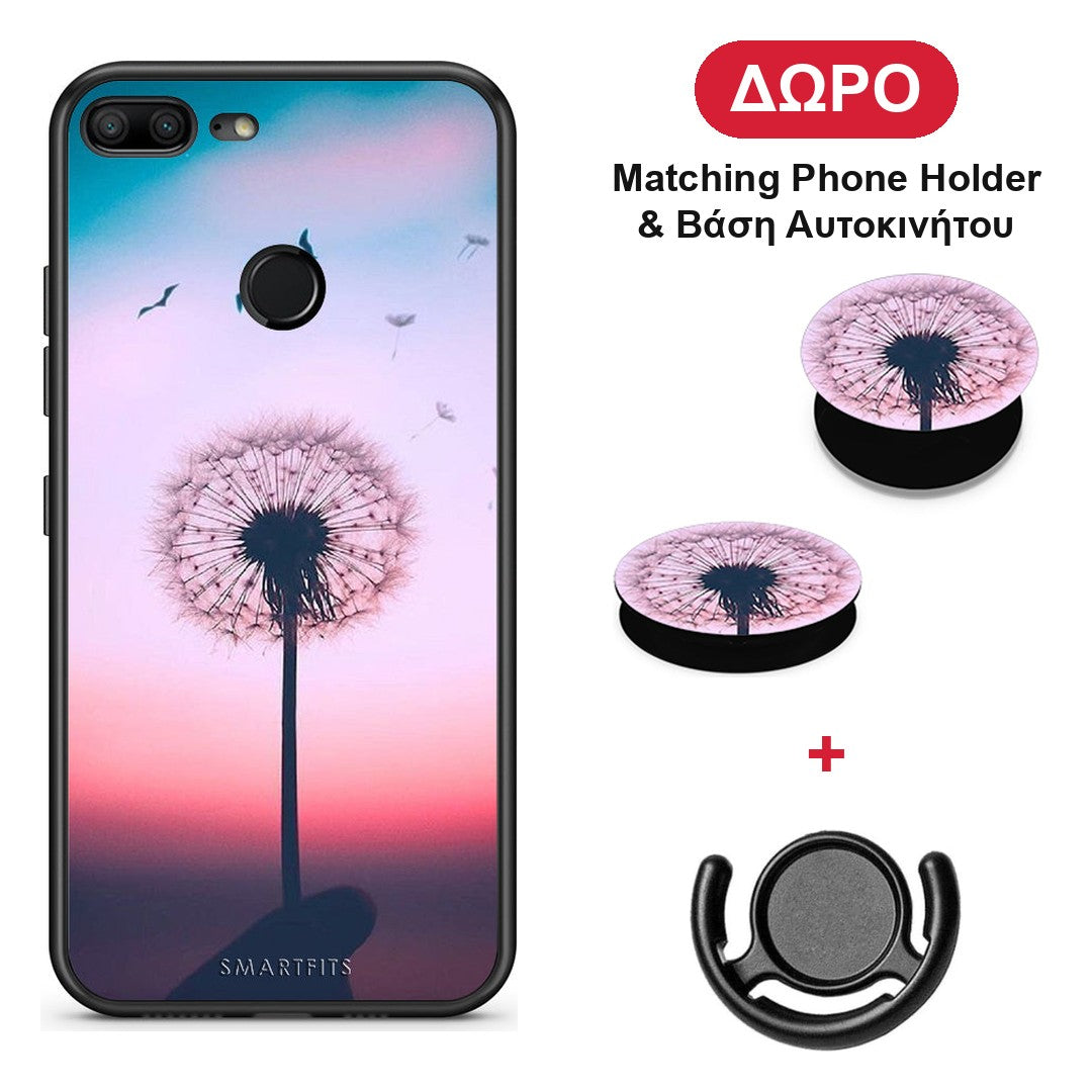 Boho Wish - Honor 9 Lite θήκη + Δώρο Phone Holder & Βάση Αυτοκινήτου
