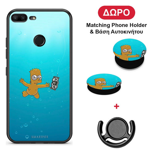 Chasing Money - Honor 9 Lite θήκη + Δώρο Phone Holder & Βάση Αυτοκινήτου