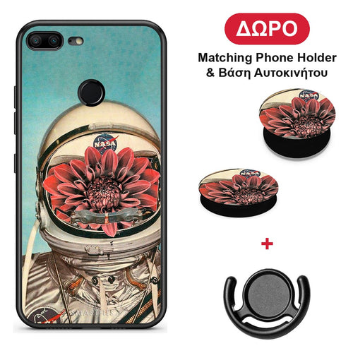 Nasa Bloom - Honor 9 Lite θήκη + Δώρο Phone Holder & Βάση Αυτοκινήτου